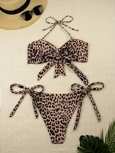 2025 Custom Logo Color Bikinis Woman <strong>Swimwear</strong> <strong>Manufacturer</strong> High Quality Provided Customized Satin Bikini - Product Image 2