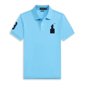 Camisa RL Ralph <span class=keywords><strong>Big</strong></span> de Algodón con Absorción de Humedad para Hombre y Mujer, con Logotipo Bordado, Cuello Camisero, Manga Corta, Primavera 2025 - Product Image 6