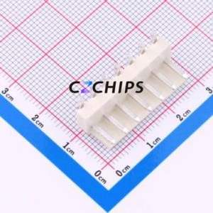 ZX-VH3.96-7PWZ-GW Wire-to-Board Pin Header Bent Lead Through Hole,P=3.96mm Connector 1x7P 3.96mm Right Angle Insert VH - Product Image 1