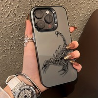 Coque pour iPhone 11/12/13/14/15 Pro Max brillante galvanisée-motif météorite de luxe, pare-chocs antichoc, couverture douce au toucher