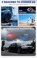 Nouveau point de charge mobile haute efficacité certifié CE, 11 kW, 16 A, 3 phases, avec câble EVSE Type 2 et système de prise interchangeable