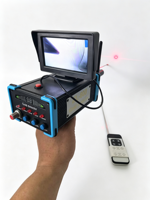 Détecteur de métaux industriel XL800 avec ciblage laser, profondeur 15m, portée 99m, détecteur d'or, chasseur de trésors souterrains professionnel