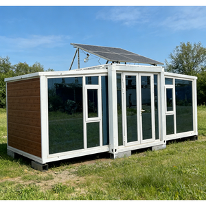 Maison <span class=keywords><strong>mobile</strong></span> à double aile, abri d'urgence fiable, reconstruction post-catastrophe, rétablissement des réfugiés - Product Image 4