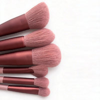 Ensemble de 14 pinceaux de maquillage professionnels, étiquette privée, logo personnalisé, vente en gros, outils de beauté, pinceaux de maquillage synthétiques vegan