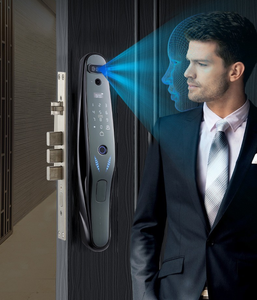 Cerradura inteligente completamente automática con reconocimiento facial 3D avanzado AIEN AEM9 aleación de zinc nube WiFi para puertas de vidrio y acero inoxidable - Product Image 5