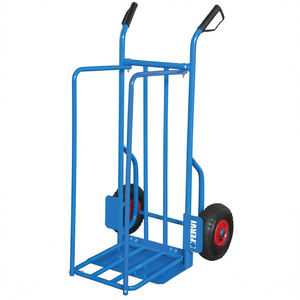 Carretilla Multiusos Fervi de 2 Ruedas, Resistente, para Transportar Mercancías y Equipos - Product Image 2