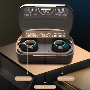 Casque sans fil BT M30 TWS Mini, écouteurs à longue autonomie, affichage numérique LED, écouteurs à réduction de bruit, écouteurs intra-auriculaires, Audifono - Product Image 5