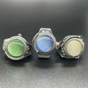 Montre Bague Tendance Style Coréen Couleur Bonbon Diamant Brillant Mini Quartz Bracelet Élastique Montre de Doigt pour Femmes Filles <span class=keywords><strong>Étudiant</strong></span>es - Product Image 4