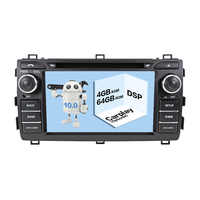 Navegación de reproductor de coche para Toyota Auris 2013-2015, grabadora de cinta de Radio automática, reproductor Multimedia, unidad principal Carplay