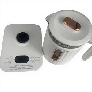 <span class=keywords><strong>Prix</strong></span> d'usine 1500W Théière multifonctionnelle en verre blanc avec élément filtrant pour la santé, utilisation en cuisine et à la maison - Product Image 2