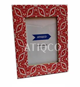 印度手工木制中密度纤维板相框彩绘数码印花相框高品质相框