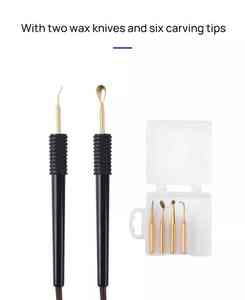 Couteau à sculpter pour laboratoire dentaire, 6 pointes, équipements dentaires pour la sculpture de la cire - Product Image 4