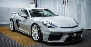 Kit Carrozzeria GT4 per <span class=keywords><strong>Porsche</strong></span> <span class=keywords><strong>718</strong></span> 982 Cayman Boxster 2016+ con Paraurti Anteriore, Diffusore e Spoiler - Product Image 4