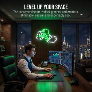 Cash Letreros Neon LED indoor hanging ambient light finance office wall decoration light entrance indicator light luminous <b>sign</b> - Product Image 4