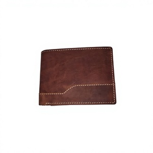 Cartera Corta de Cuero Genuino para Hombre, Diseño de Estrella Abierta, Decoración con Letras Bordadas, Impermeable, Absorbente de Sudor, BS INTERNATIONAL 3 - Product Image 4