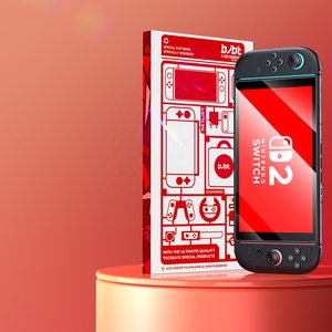 Venta al por mayor protector de pantalla fácil de instalar vidrio templado sin romper para Nintendo Switch2 Switch Oled Protector de pantalla Kit de instalación - Product Image 3