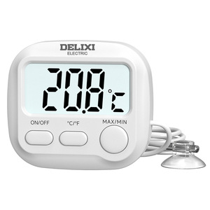 Delixi Electric Digital Water <b>Thermometer</b> 0.1C Resolution Waterproof <b>Probe</b> For Fish Tank Pool Use - Product Image 1