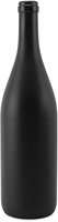 750ml Noir Bouteilles de Vin w/Bouchons Noir Mat Enduit Bouteilles de Vin En Verre De Différentes Tailles pour la Décoration et Du Vin Fait Maison