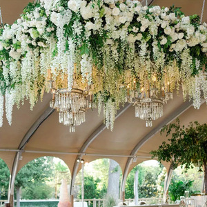 Guirnalda Colgante de Seda Artificial de Wisteria, Hecha a Mano, Duradera, Estilo Natural, para Interiores, para el Día de San Valentín, Bodas y Fiestas, LANJO - Product Image 1