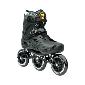 <span class=keywords><strong>Patines</strong></span> en Línea <span class=keywords><strong>de</strong></span> Una Fila y <span class=keywords><strong>Tres</strong></span> <span class=keywords><strong>Ruedas</strong></span> para Adultos, Color Negro, con Carcasa <span class=keywords><strong>de</strong></span> PP Resistente a Impactos - Product Image 2