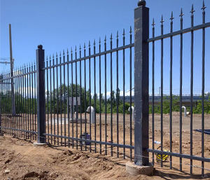 Piccolo animale esterno barriera in alluminio verniciato a polvere 4ft alto facilmente assemblato giardino recinzione senza scavare filo di confine per residenziale - Product Image 2