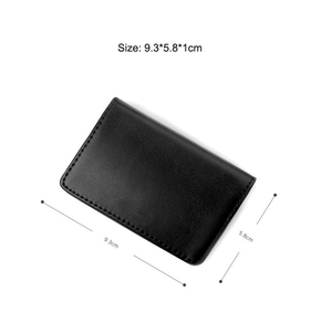 Người Đàn Ông Mỏng Của Tối Giản Kim Loại Id Tên Chủ Thẻ Da Từ Chủ Thẻ Kinh Doanh - Product Image 5