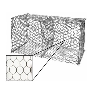 Custom Cut Galvanized Wire Cloth Gabions Rust-Free Pond Lining and Erosion Protection Flexible Hexagonal Hole Shape - Product Image 6