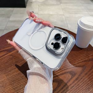 Funda para iPhone 17 Pro Max, transparente, con soporte magnético para lentes, película protectora para lentes, funda completa anticaídas - Product Image 4