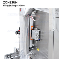 Machine d'emballage automatique verticale ZONESUN ZS-FSK1000 pour le pesage, le remplissage et la fermeture de petits sachets de granulés