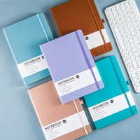 B5 offre spéciale papeterie bleue rouge cahier à couverture rigide personnalisé journal fournitures scolaires en gros
