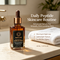 Sérum facial anti-âge MRUIS au collagène et à la caféine, acide hyaluronique, vitamine C, végétalien, raffermissant, anti-rides, 30 ml, OEM ODM
