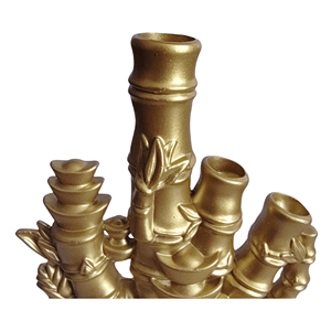 Trung Quốc phong cách kim loại mô phỏng tre phong thủy nhà và văn phòng Máy tính để bàn trang trí ngụ ý sự giàu có và tiến bộ đúc - Product Image 3