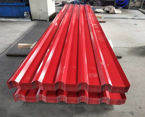 Tôles de Toiture en Acier Ondulé Galvanisé Prélaqué (PPGI) ASTM A653 Gr.G DX51D, Épaisseurs 0.4, 0.45, 0.5mm - Product Image 5
