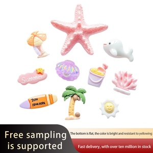 ชุดอุปกรณ์ตกแต่งเรซิ่นรูปปลาดาว ปลาโลมา และเปลือกหอย ซีรีส์มหาสมุทร สำหรับเคสมือถือ เครื่องประดับผม กล่องเก็บของ แผ่นปะติด และหัวเข็มขัดรองเท้า - Product Image 3