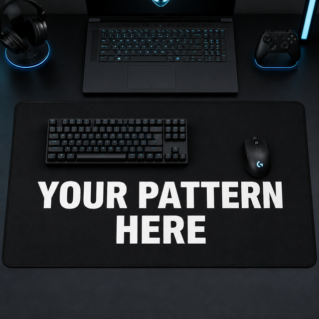 Esports Mouse Pad Professional Natural Rubber Stitched Edges XXXL Size Extended Gaming Mat Custom Printed Fabric Surface
