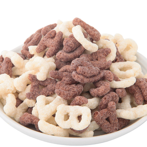 Sbuffando doppio estrusore a vite soffiato Snack cibo Snack grano aromatizzato per fare macchina <span class=keywords><strong>produzione</strong></span> sbuffante linea di trasformazione Snack - Product Image 3