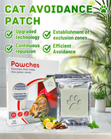 Katzenabwehr-Patches mit Eigenem Logo, Natürliche Ätherische Öle Abschreckende Aufkleber zum Schutz von Möbeln und Sofas vor Katzen