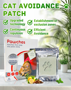 Patchs Répulsifs pour Chats avec Logo Personnalisé, <span class=keywords><strong>Huile</strong></span> <span class=keywords><strong>Essentielle</strong></span> Naturelle, Autocollants Dissuasifs pour Empêcher les Chats de Se Coller aux Meubles et aux Canapés - Product Image 4