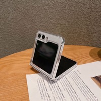 Nouvelle conception d'étui de téléphone pliable en PC rigide pour Samsung Galaxy Z Flip 7 7fe, étui transparent pour Z Flip Cover 7 6 5 4 3