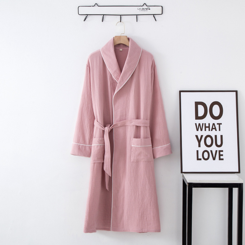 Pink belt nightgown
