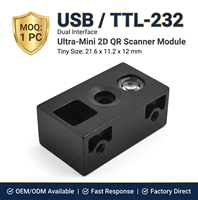 MJ400 USB/COM Lector de Códigos de Barras 1D 2D de Alta Velocidad, 200 Lecturas/seg, Distancia de Escaneo Adaptativa, Módulo Escáner QR, Escaneo de Pantalla para POS