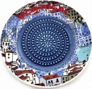Assiette à ail en porcelaine écologique peinte à la main, ustensile de cuisine pour la décoration intérieure, en céramique pour ail et gingembre, vente en gros - Product Image 2