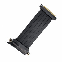 Câble de montage vertical pour GPU PCIe 3.0 X16, bande passante 16 Go/s, cinq fils, blindage EMI à 180 degrés, ruban flexible pour PC de bureau