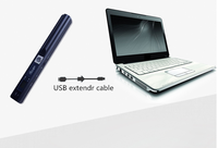Scanner portable de documents et de photos A4 IScan avec interface USB, résolution 900 dpi, vitesse de numérisation de 8 secondes
