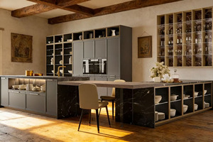 <span class=keywords><strong>Cucina</strong></span> di Lusso Ultra Moderna con Design Senza Maniglie e Illuminazione Intelligente Integrata per Case Contemporanee di Alta Gamma - Product Image 4