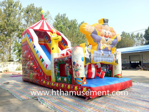 Joker chú hề chủ đề <span class=keywords><strong>Inflatable</strong></span> leo núi đá trượt cho trẻ em nhiều màu sắc giá rẻ trong nhà Slide cho công viên sử dụng trên bán - Product Image 3