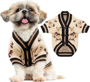 Adorable Cárdigan con Orejas de Oso para Perro, Suéter de Punto Suave para Otoño, para Cachorros Pequeños y Medianos, Machos y Hembras - Product Image 1