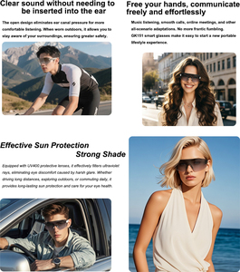 <span class=keywords><strong>2026</strong></span> नए डिजाइन आउटडोर रिम्लेस टी90 पीसी लेंस संगीत वायरलेस स्मार्ट स्पोर्ट्स साइकिलिंग ग्लास - Product Image 6