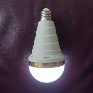 หลอดไฟ LED 15W แรงดันสูง สำหรับกรณีฉุกเฉิน เส้นผ่านศูนย์กลาง 80 มม. AC85V-265V วัสดุ ABS แบตเตอรี่ลิเธียม 1200mA ชิป SMD 2835 CRI85 3000lm - Product Image 1