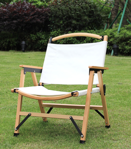 Chaise de plage pliante personnalisée, portable, en bois courbé, chaise longue noire pour la plage - Product Image 5